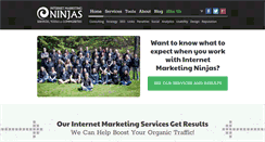 Desktop Screenshot of internetmarketingninjas.com